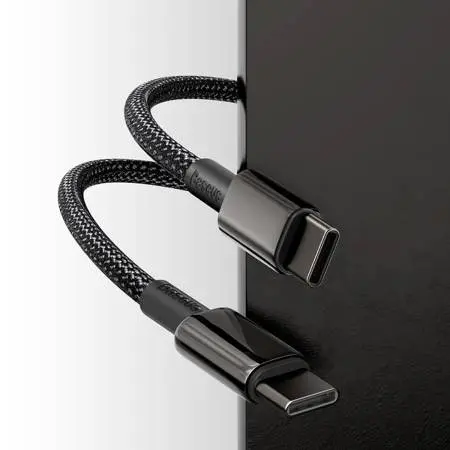 Ladekabel Baseus Tungsten Gold Type-C USB-C 100W 5A Huawei SCP Quick Charge 4.0 PD Samsung AFC - 2m Image 3