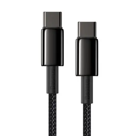 Ladekabel Baseus Tungsten Gold Type-C USB-C 100W 5A Huawei SCP Quick Charge 4.0 PD Samsung AFC - 2m Image 7