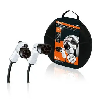 Ladekabel Type 2 til Type 1 Osram BATTERYcharge 5PIN | 1-fas | 32A | 7.2 kW - 5M Image 1