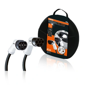 Ladekabel Type 2 til Type 2 Osram BATTERYcharge 7PIN | 3-fas | 32A | 22 kW - 5M