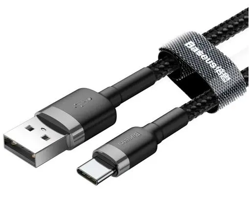 Ladekabel USB-C Type C Quick Charge 3.0 2A 2m – bilde 2