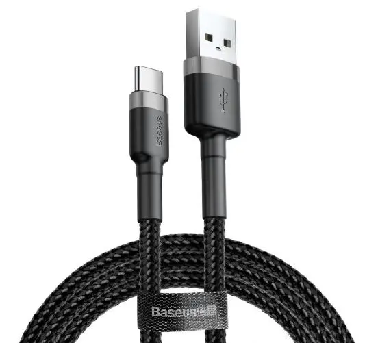 Ladekabel USB-C Type C Quick Charge 3.0 2A 2m – bilde 3