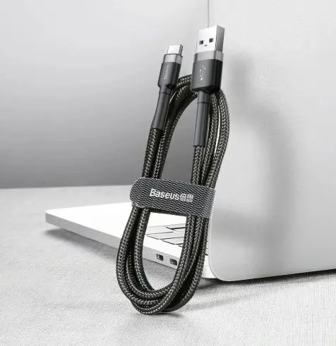 Ladekabel USB-C Type C Quick Charge 3.0 2A 2m – bilde 5