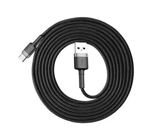 Ladekabel USB-C Type C Quick Charge 3.0 2A 2m – bilde 6