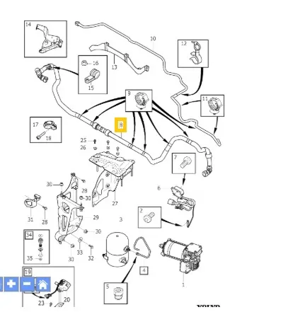 Ladeluftrør Power Pulse Volvo S90 / V90 / V90 Cross Country / XC60 / XC90 2014 -> │ Genuine® – bilde 4