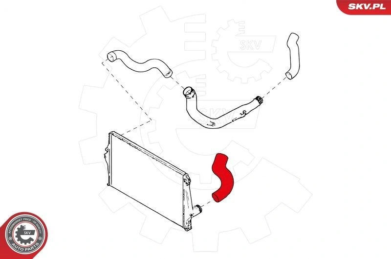 Ladeluftslange Volvo S60 / X90 I Intercooler Slange Air Intake Hose – bilde 4