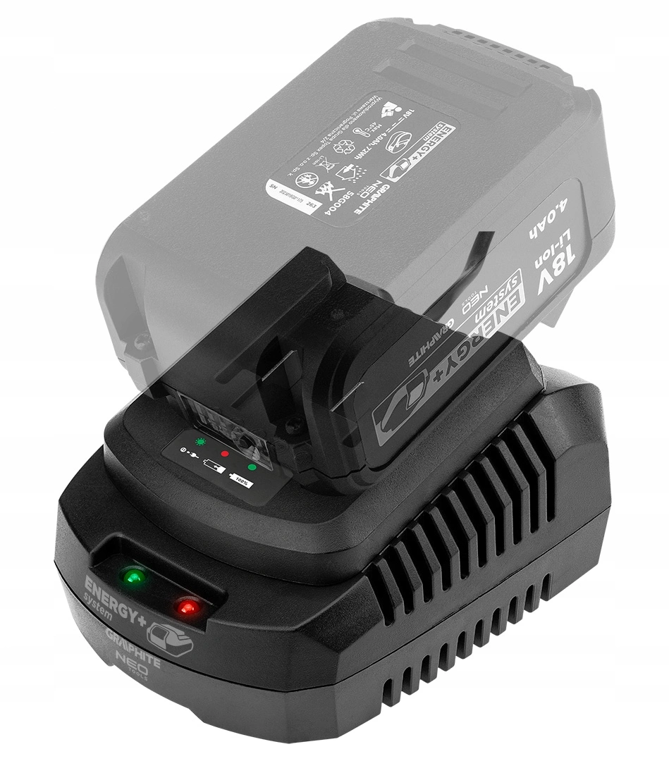 Lader 18V Li-Ion – GRAPHITE NEO Energy+ – bilde 2