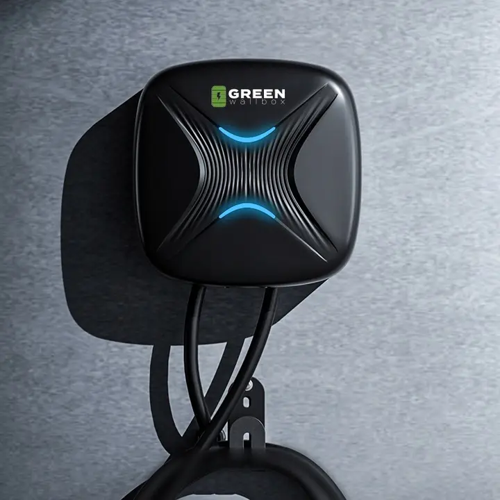 Ladestasjon Green Wallbox Smart 11W | 16A | 3-fas | Type 2 kontakt (m/ ladekabel  | Vegglader+ Smart App) | Vegglader Image 4