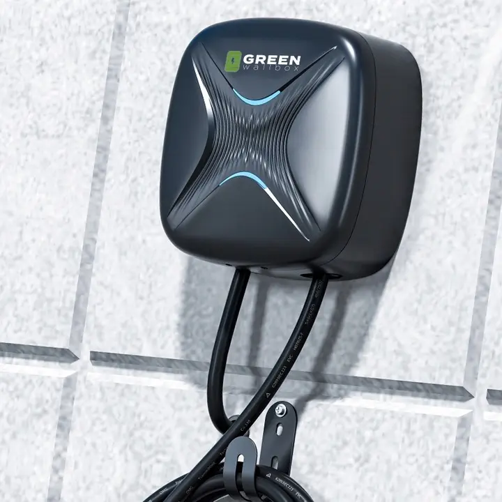 Ladestasjon Green Wallbox Smart 11W | 16A | 3-fas | Type 2 kontakt (m/ ladekabel  | Vegglader+ Smart App) | Vegglader Image 7