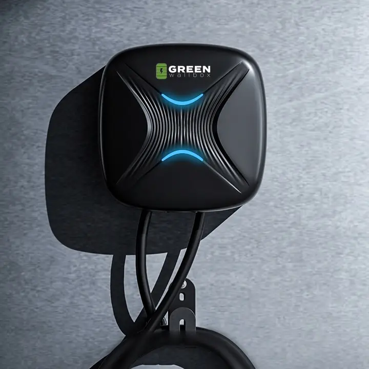 Ladestasjon Green Wallbox Smart 22kW | 32A | 3-fas | Type 2 kontakt (m/ ladekabel + Smart App) | Vegglader Image 4