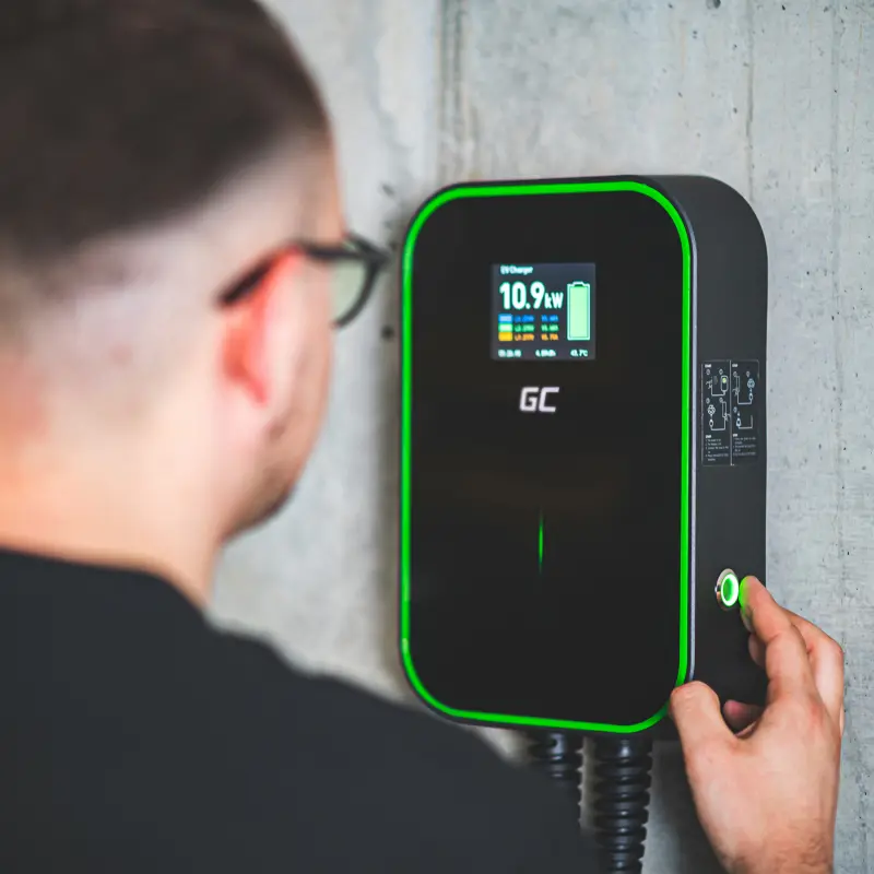 Ladestasjon Wallbox Green Cell 22kW | 32A | 3-fas | Type 2 kontakt | Vegglader Image 14