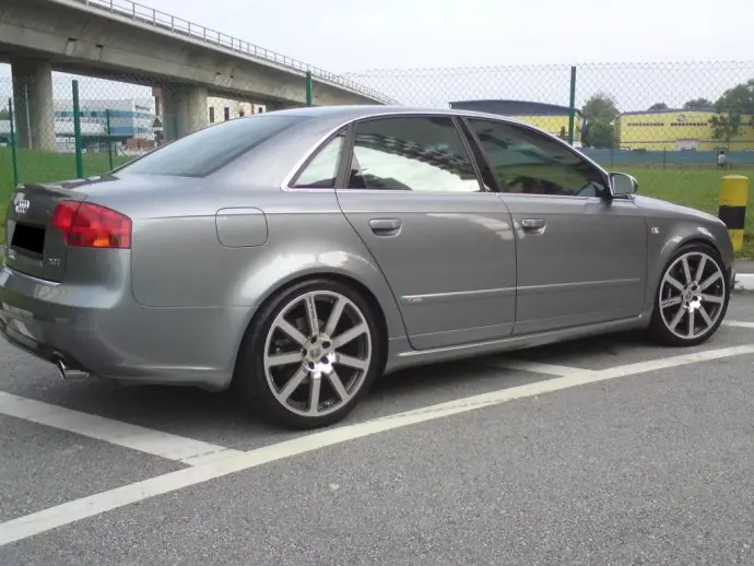 Lakkspray sett + klarlakk Audi Quarts Grey │ Lakk kode LY7G Quarzgrau Metallic Y7G – bilde 3