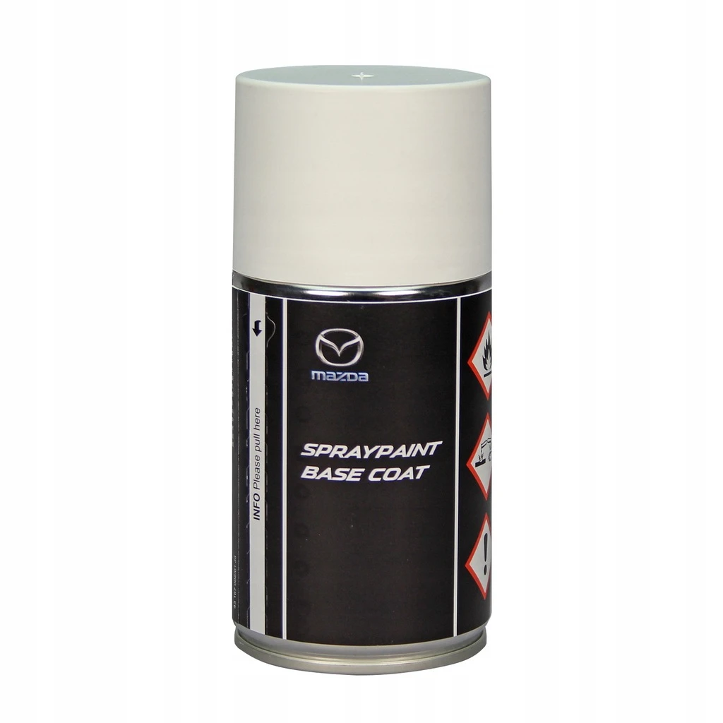 Lakkspray sett + klarlakk Mazda Crystal White Pearl │ Lakk kode 34K Crystal White Pearl Mica Image 2