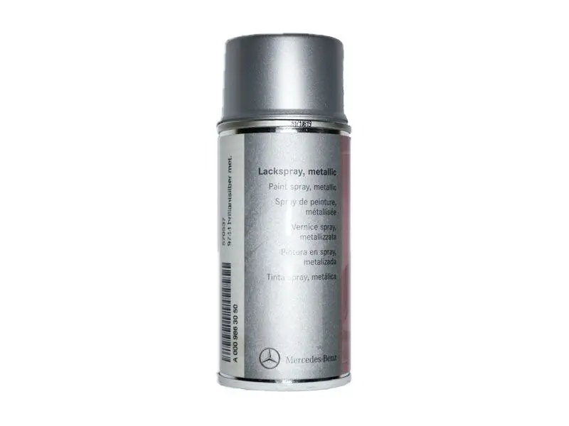 Lakkspray sett + klarlakk Mercedes-Benz Cubanitsilber │ Lakk kode 723 / 9723 Argent Cubanite - 2x 150ml Image 2