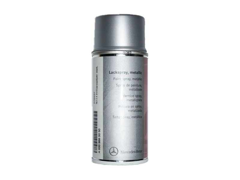 Lakkspray sett + klarlakk Mercedes-Benz Nachtschwarz │ Lakk kode 696 / 9696 Noir Nuit - 2x 150ml – bilde 2