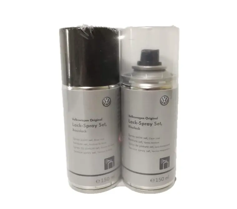 Lakkspray sett + klarlakk Seat / VW Black Magic Perleffekt C9Z │ Lakk kode C9Z Black Magic Perleffekt - 2x 150ml
