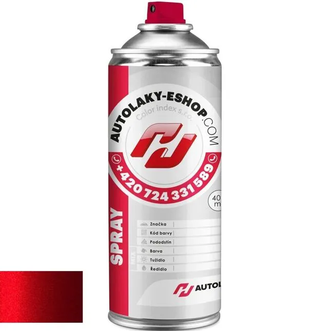 Lakkspray Toyota 3U9 Emotional Red 3 │ Spraylakk Lakk kode 3U9 - 400 ml