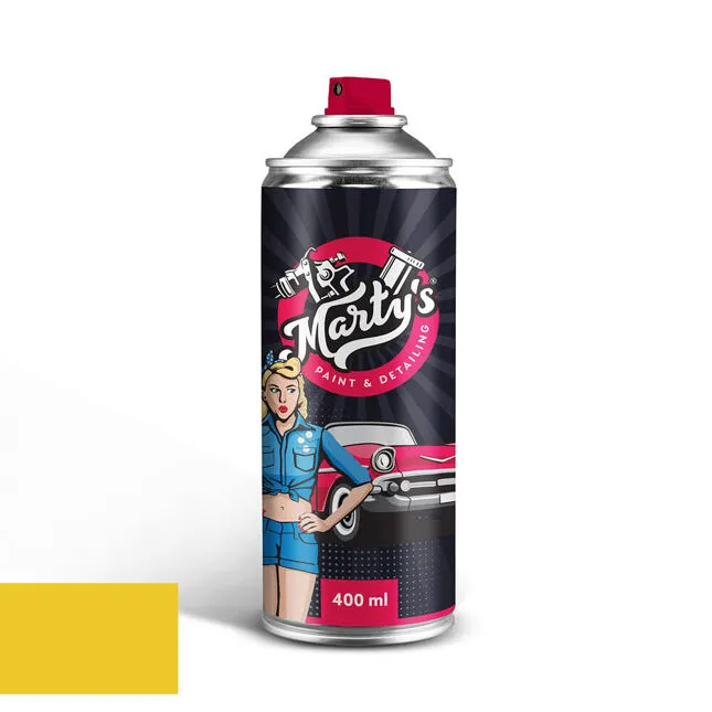 Lakkspray Toyota 567 Signal Yellow │ Spraylakk Lakk kode 567 - 400 ml