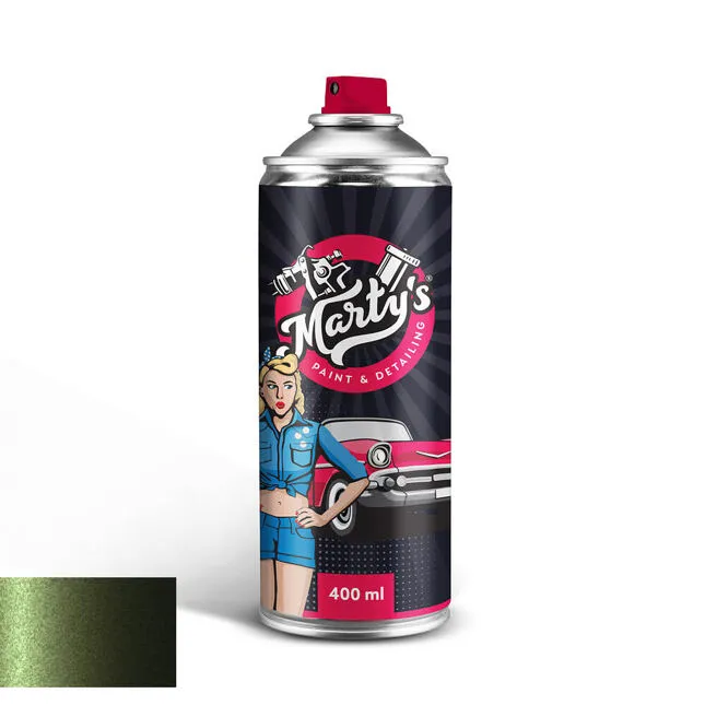 Lakkspray Toyota 6Q4 Olive Green │ Spraylakk Lakk kode 6Q4 - 400 ml