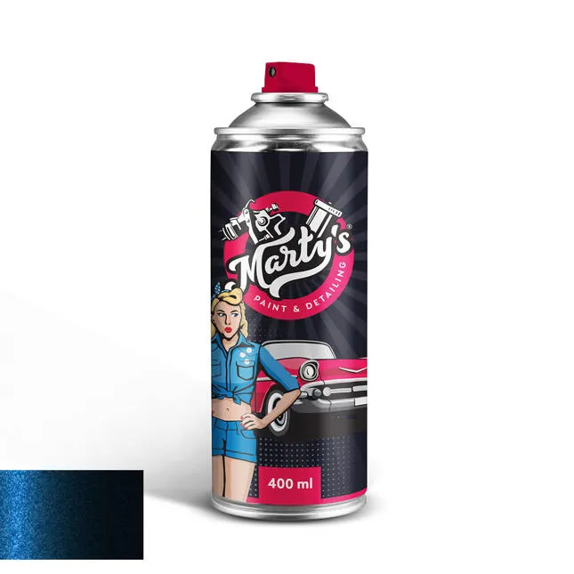 Lakkspray Toyota 8Q0 Blue │ Spraylakk Lakk kode 8Q0 - 400 ml