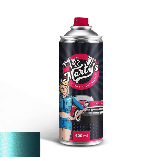 Lakkspray Toyota A7081 Aqua Blue │ Spraylakk Lakk kode A7081 - 400 ml