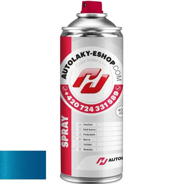 Lakkspray Toyota D09 Horizontal Blue │ Spraylakk Lakk kode D09 - 400 ml