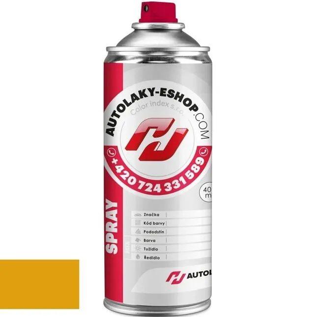 Lakkspray Toyota Y07 Yellow │ Spraylakk Lakk kode Y07 - 400 ml