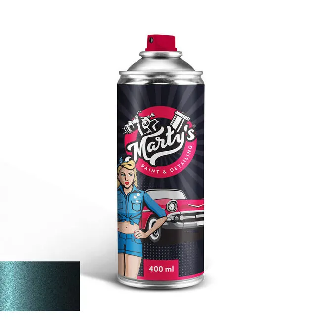 Lakkspray Volvo 402-2 Blue Green │ Spraylakk Lakk kode 402-2 - 400 ml