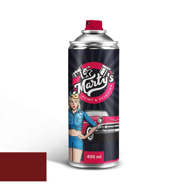 Lakkspray Volvo 46 Ljusrod/Karminrod │ Spraylakk Lakk kode 46 - 400 ml