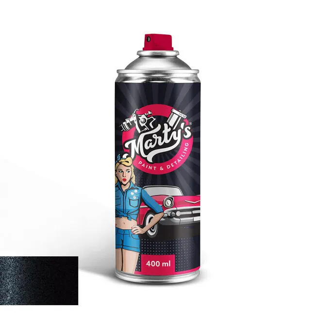 Lakkspray Volvo 482 Ebony Black │ Spraylakk Lakk kode 482 - 400 ml