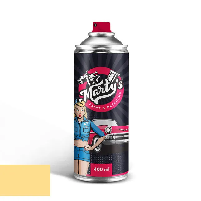 Lakkspray Volvo 607 Yellow │ Spraylakk Lakk kode 607 - 400 ml