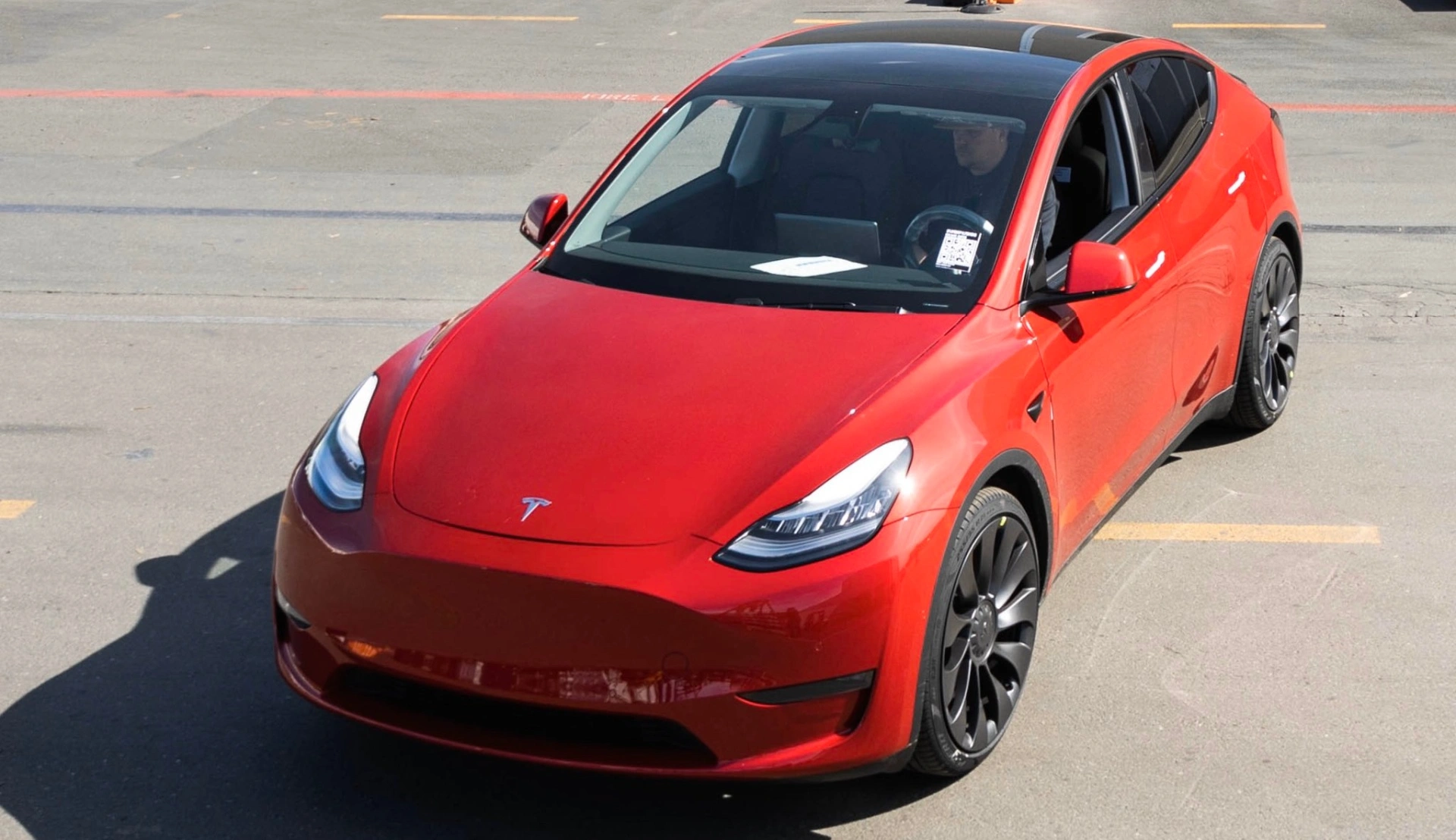 Lakkstift 1K Touch Up Tesla 1RD00 Fusion Red │ Lakkkorreksjonspenn Lakk kode 1RD00 – bilde 2