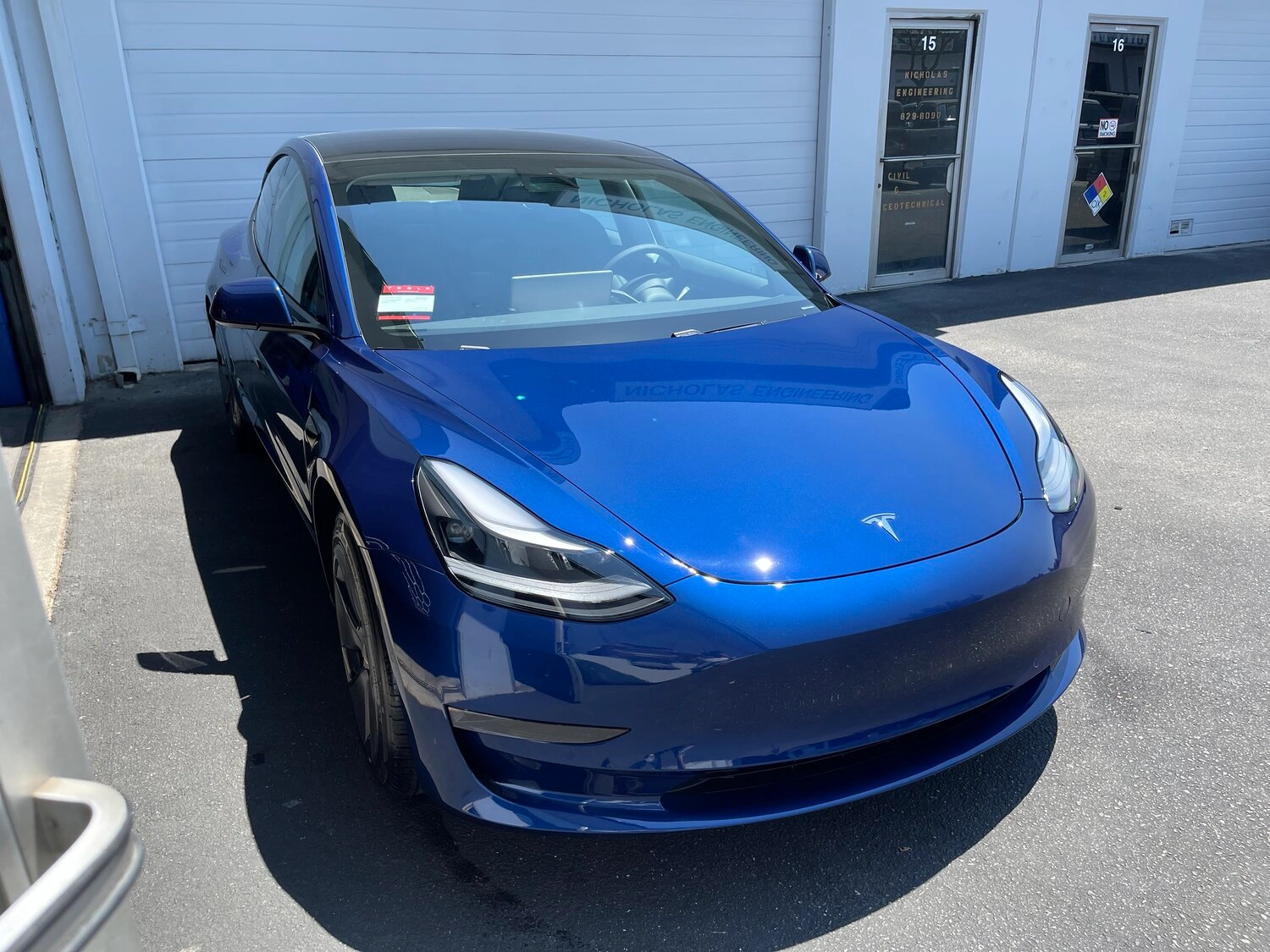 Lakkstift 1K Touch Up Tesla 3BU00 Electric Blue Met │ Lakkkorreksjonspenn Lakk kode 3BU00 Image 3
