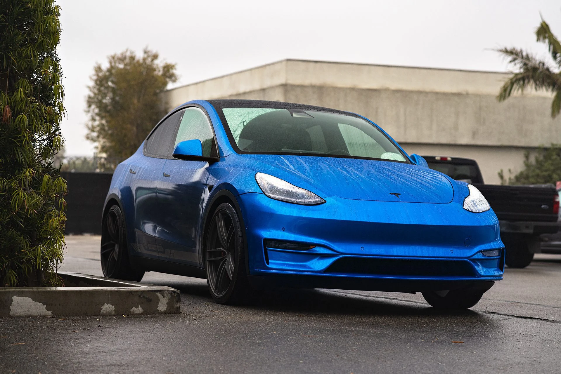 Lakkstift 1K Touch Up Tesla 3BU00 Electric Blue Met │ Lakkkorreksjonspenn Lakk kode 3BU00 Image 4