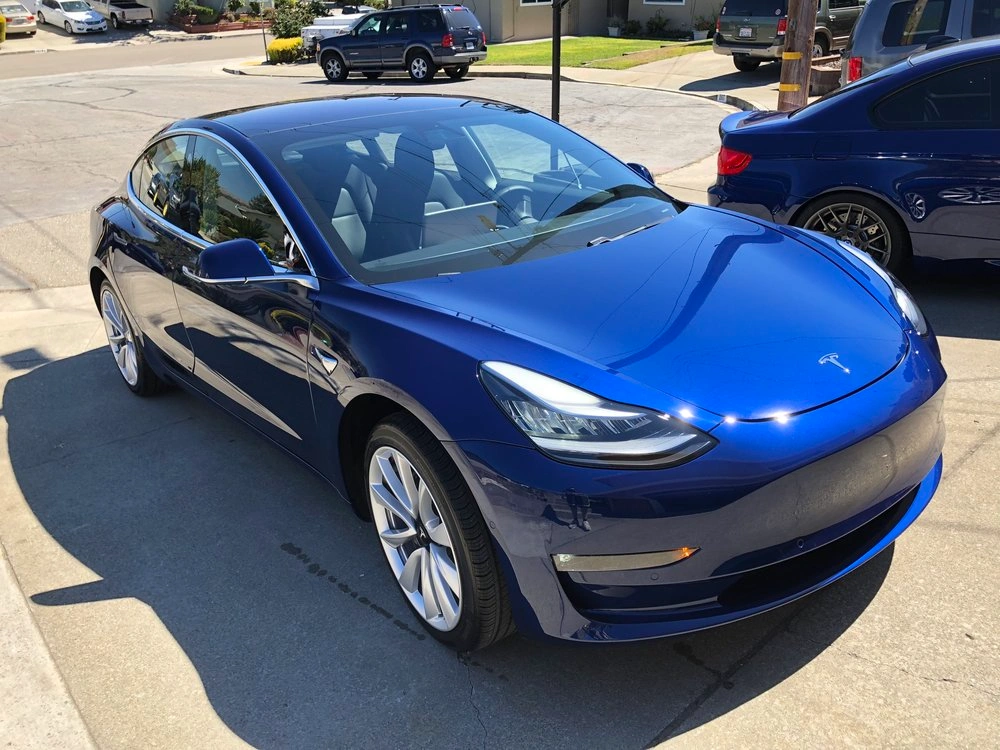 Lakkstift 1K Touch Up Tesla 4BU00 Aegean Blue Met │ Lakkkorreksjonspenn Lakk kode 4BU00 – bilde 2