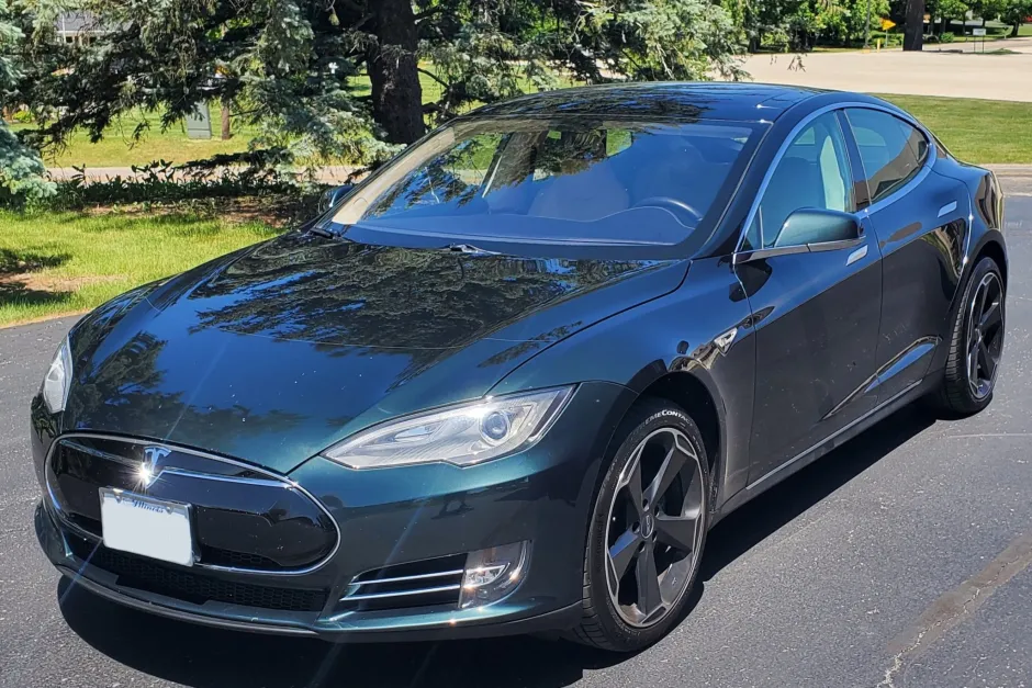 Lakkstift 1K Touch Up Tesla PMSG Sequoia Green Met │ Lakkkorreksjonspenn Lakk kode PMSG – bilde 2