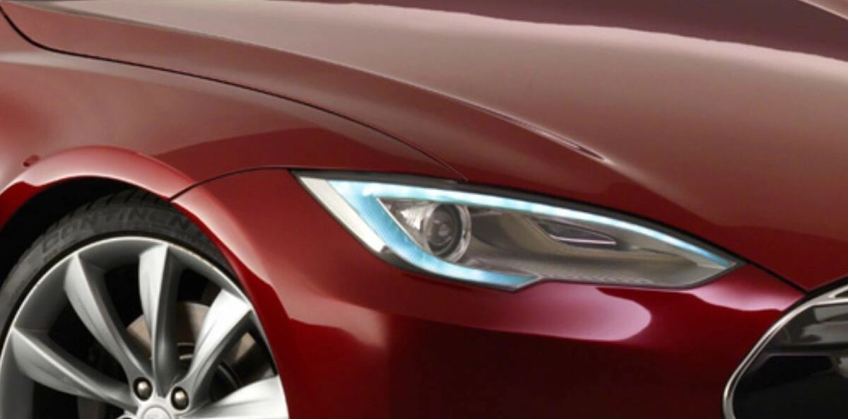 Lakkstift 1K Touch Up Tesla PPSR Signature Red Pearl │ Lakkkorreksjonspenn Lakk kode PPSR – bilde 2