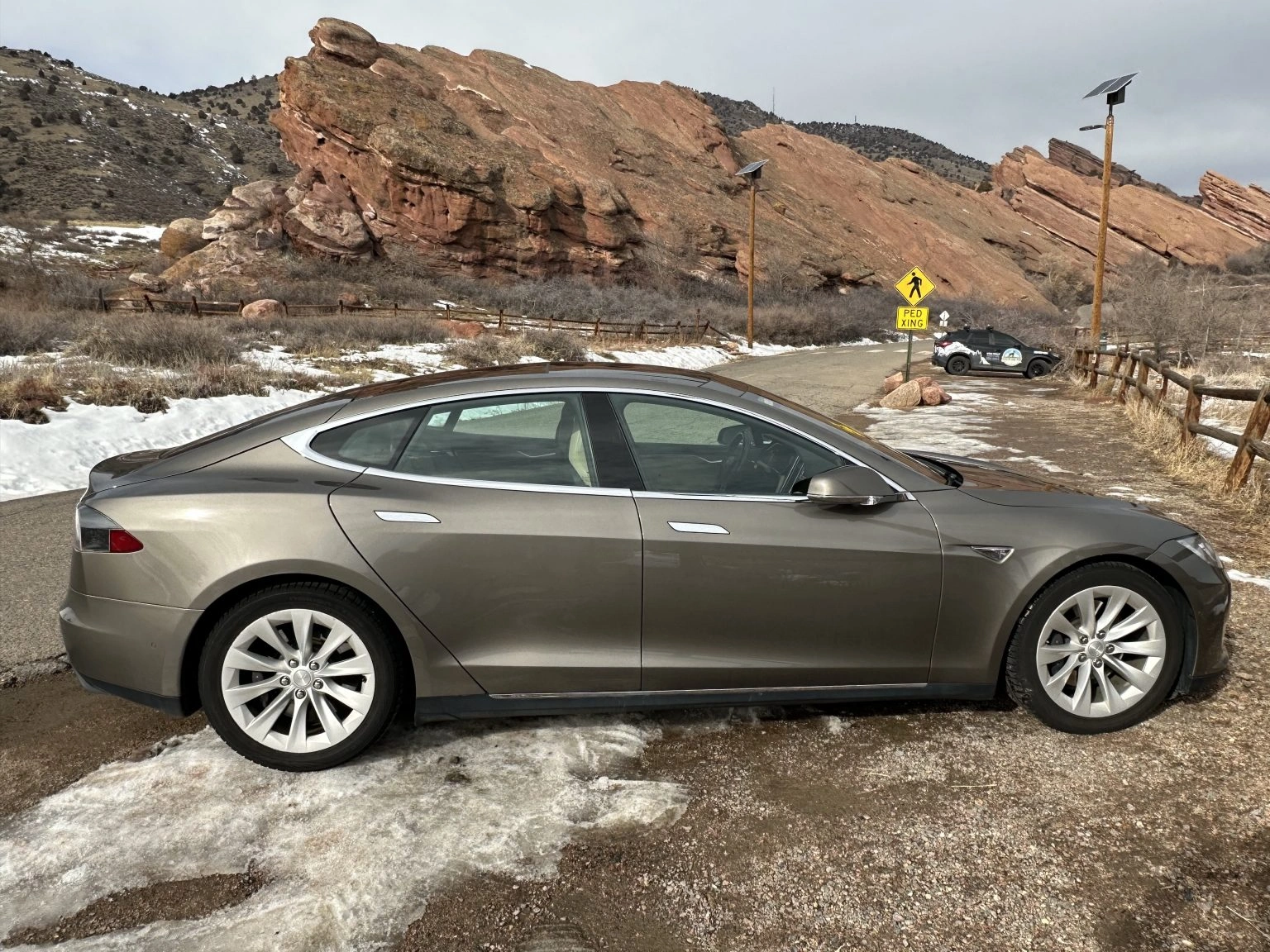 Lakkstift 1K Touch Up Tesla PPTI Titanium Met │ Lakkkorreksjonspenn Lakk kode PPTI – bilde 2