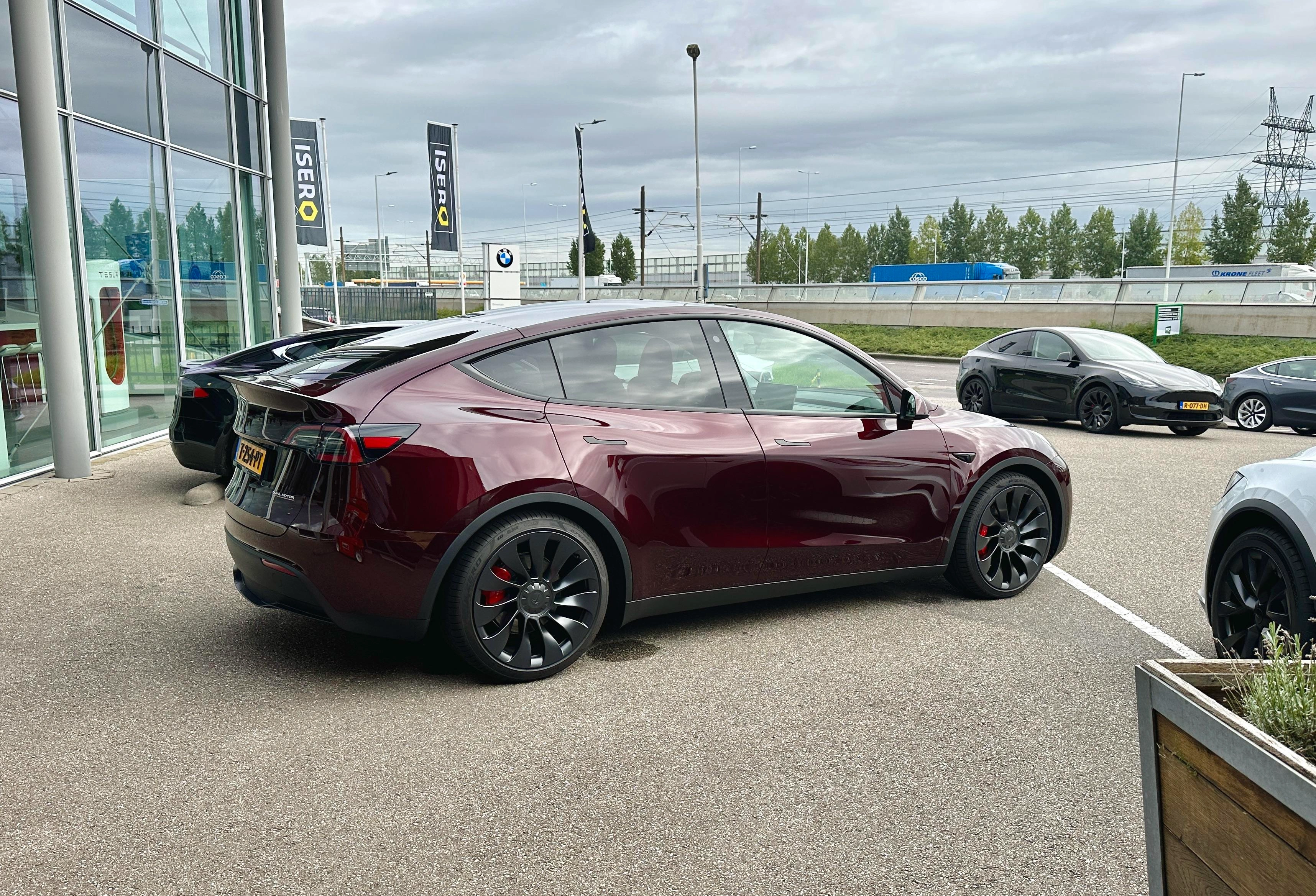 Lakkstift 2K Touch Up Tesla Midnight Cherry Red Pearl R108E │ Lakkkorreksjonspenn Lakk kode R108E – bilde 6
