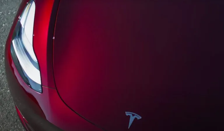 Lakkstift 2K Touch Up Tesla Midnight Cherry Red Pearl R108E │ Lakkkorreksjonspenn Lakk kode R108E – bilde 7