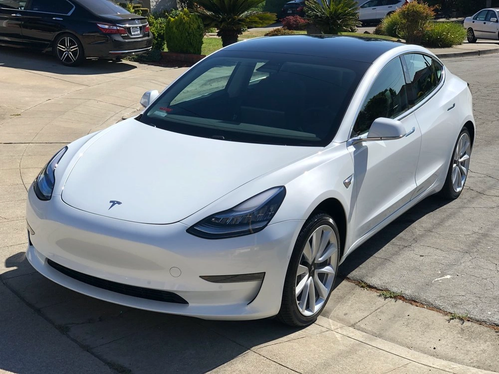 Lakkstift 2K Touch Up Tesla PPSW White Water Pearl │ Lakkkorreksjonspenn Lakk kode PPSW Image 3