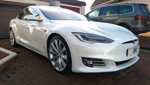 Lakkstift 2K Touch Up Tesla PPSW White Water Pearl │ Lakkkorreksjonspenn Lakk kode PPSW Image 5