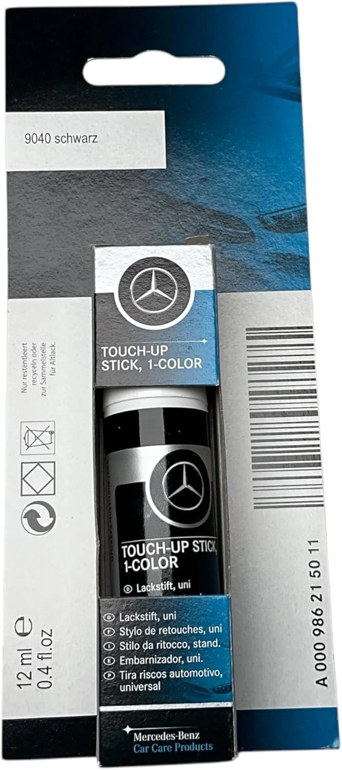Lakkstift kit 1-komponent Mercedes-Benz Noir | Lakk kode 9040 Schwarz