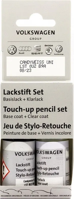 Lakkstift kit 2-komponent Audi Touch Up Phantom Black │ Lakk kode Z9Y Phantomschwarz Perleffekt – bilde 2