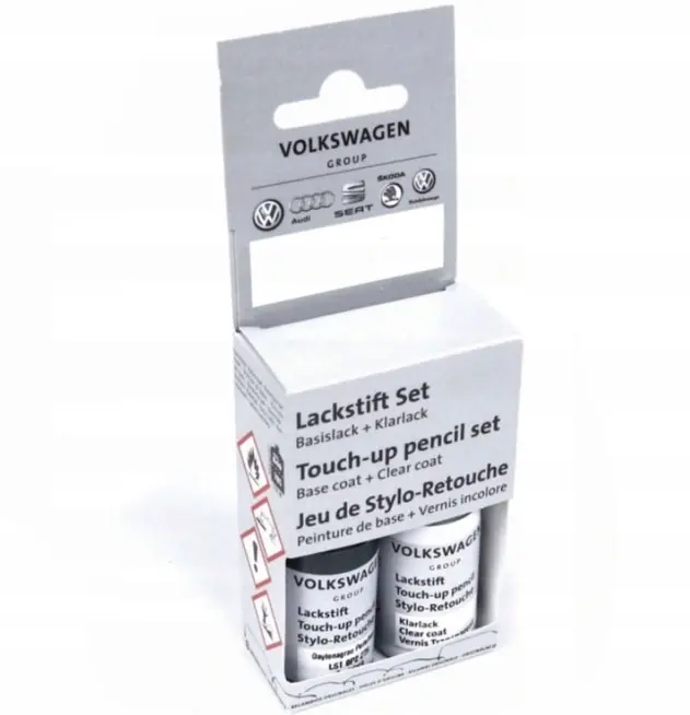 Lakkstift kit 2-komponent Audi / VW Touch Up Beluga Brown Metallic │ Lakk kode Y8U Belugabraun Metallic Image 1
