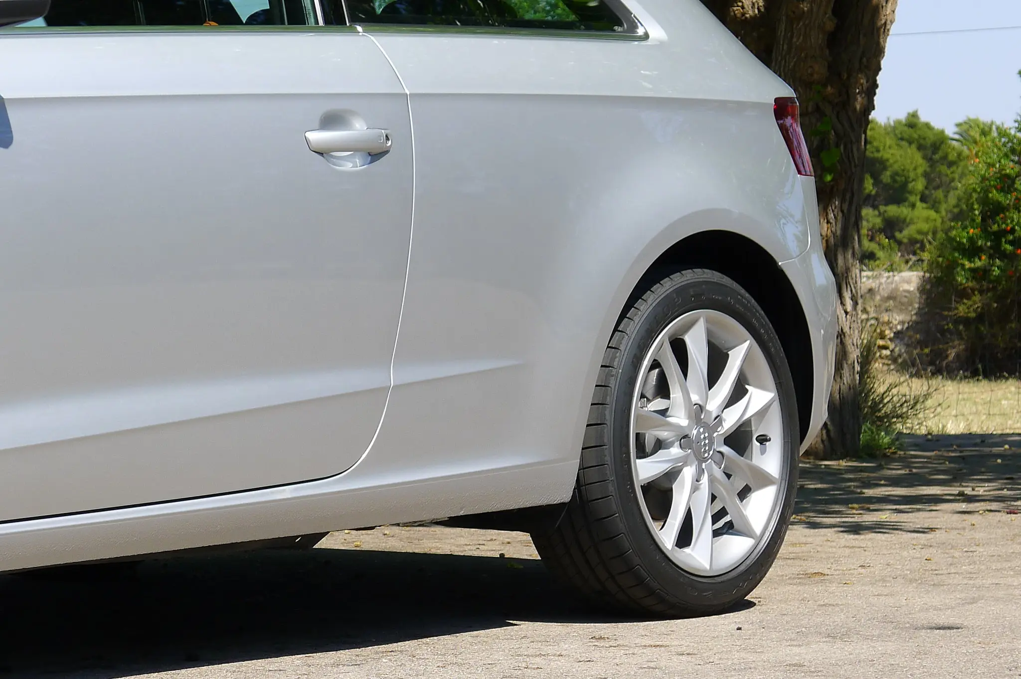 Lakkstift kit 2-komponent Audi / VW Touch Up Ice Silver Metallic │ Lakk kode X7W Eissilber Metallic Image 5