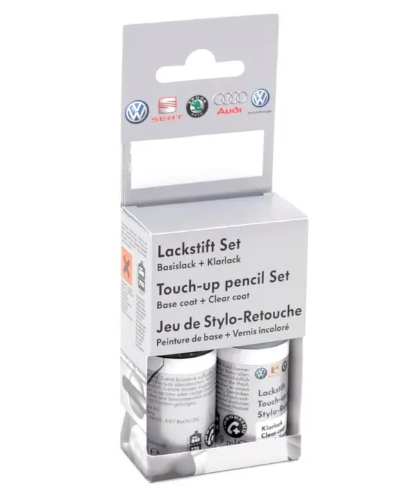 Lakkstift kit 2-komponent Audi / VW Touch Up Utopia Blue Metallic │ Lakk kode X5L Utopiablau Metallic Image 1