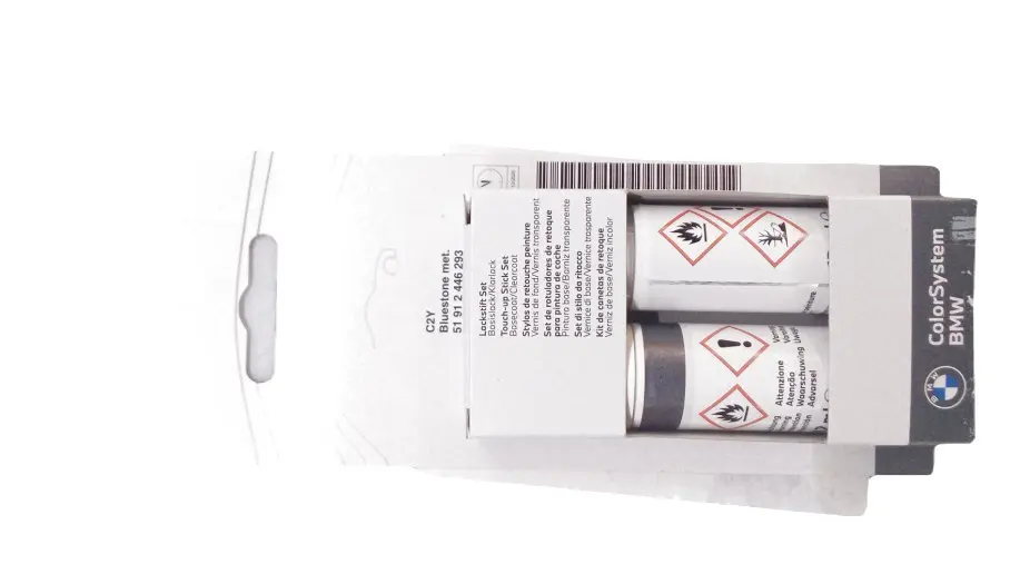 Lakkstift kit 2-komponent BMW Touch Up Bluestone Met. │ Lakk kode C2Y Bluestone Met.  – bilde 3