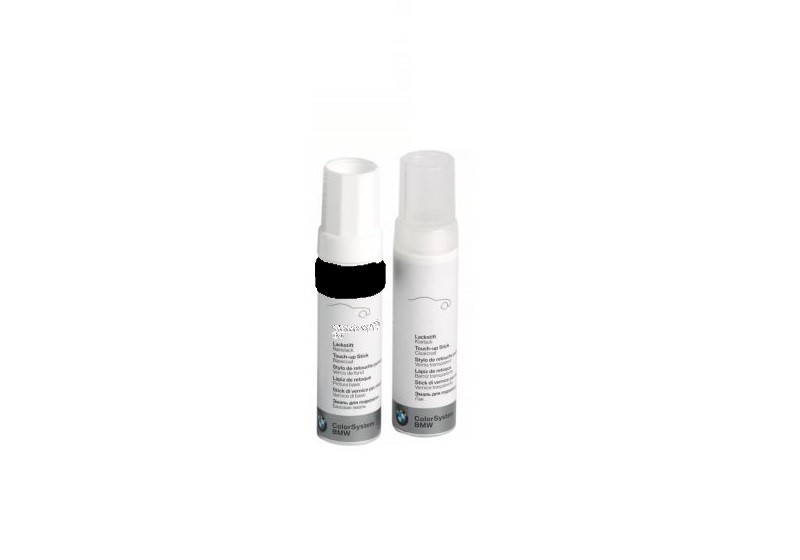 Lakkstift kit 2-komponent BMW Touch Up Diamantschwarz Met.│ Lakk kode 181 Diamond Black Met.