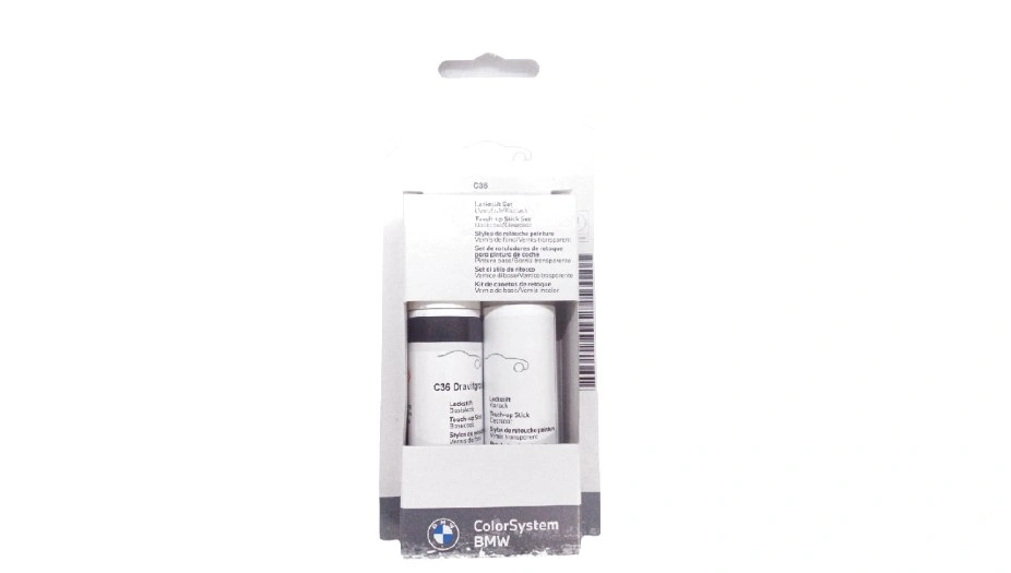 Lakkstift kit 2-komponent BMW Touch Up Dravit Grey Metallic │ Lakk kode C36